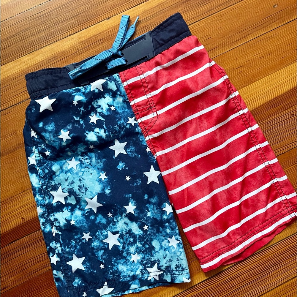 Cat & Jack patriotic swim suit 4th of July